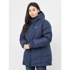 Пуховик Jack Wolfskin North Ice Parka W 1112221-1910 M Темно-синій (4060477277295)