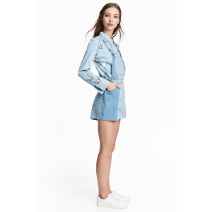 Напівкомбінезон джинсовий H&amp;M 4989906RP12 36 Блакитний (PS2030000034918) ТОП в Чернігові