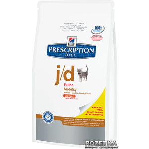 Сухий корм для кішок Hills Prescription Diet Feline j/d зі смаком курки 2 кг (6135,08) (052742613505) в Чернігові