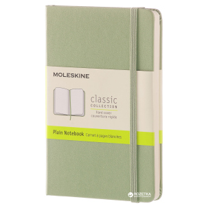 Записная книга Moleskine Classic 9 х 14 см 192 страницы без линовки Мятная (8051272893663)