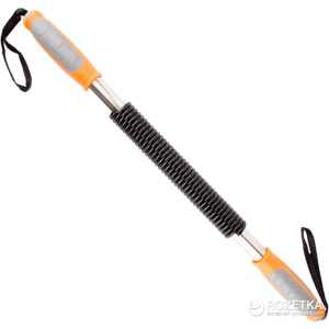 Еспандер LiveUp Power Twister пружинний Black-Orange (LS3161B) ТОП в Чернігові