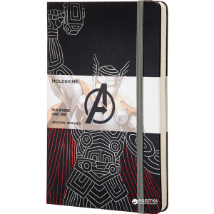 Записная книга Moleskine Avengers 13 х 21 см 240 страниц в линейку Thor (8055002852746) лучшая модель в Чернигове