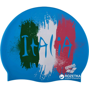 Шапочка для плавания Arena Print 21E368-32 Flag Italy Blue (3468335510323) лучшая модель в Чернигове