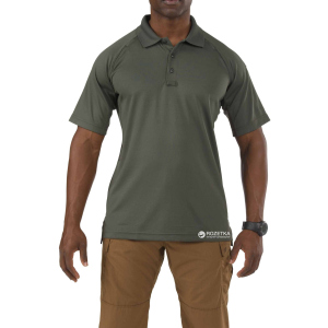 Футболка-поло тактична 5.11 Tactical Performance Polo - Short Sleeve, Synthetic Knit 71049 3XL TDU Green (2000980419814)