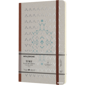 Нотатник Moleskine Time 13 х 21 см 140 сторінок без линівки Коричнева (8058341710791) в Чернігові