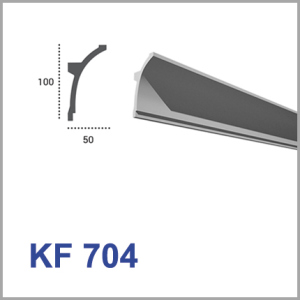 Карниз для прихованого освітлення Tesori KF 704 200см краща модель в Чернігові
