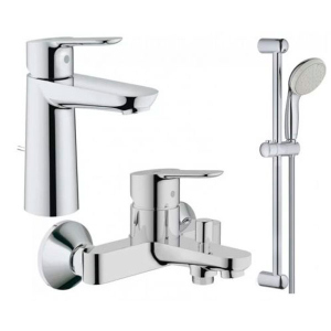 Набір змішувачів для ванни Grohe BauEdge M 3в1 123367M (23758000+32820000+27598001) краща модель в Чернігові