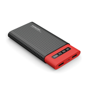 Зовнішній акумулятор Power Bank Pineng PN-981 10000 mAh Black