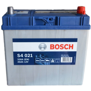 Автомобільний акумулятор Bosch 45Аh (-/+) ASIA Євро S4021 (330EN) (0 092 S40 210)