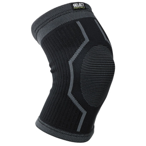 Наколінник Select Elastik Knee Support L (009) Чорно-Сірий (5703543231409)