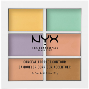 хороша модель Палетка кремових консилерів NYX Professional Makeup 3C Palette - Conceal, Correct, Contour 04 Color Correcting Conceal 9 г (800897834722)