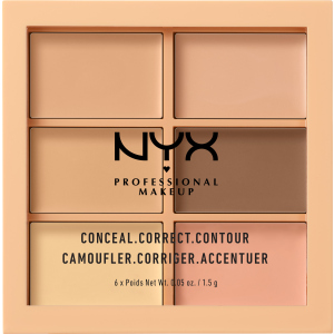 купить Палетка кремовых консилеров NYX Professional Makeup 3C Palette - Conceal, Correct, Contour 01 Light 9 г (800897831479)