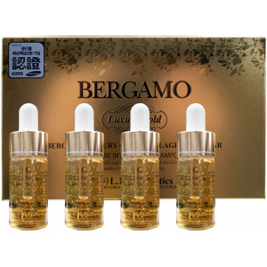 Набір сироваток Bergamo Gold Caviar Wrinkle Care Intense Repair Ampoule корекція зморшок із золотом, екстрактом чорної ікри та гіалуроновою кислотою 4 шт х 13 мл (8809180016496) краща модель в Чернігові