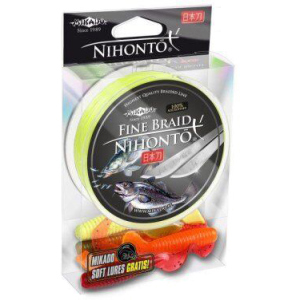 Шнур Mikado Nihonto Fine Braid 150 м 0.12 мм 8.80 кг Fluo (Z19F-012) краща модель в Чернігові