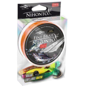 Шнур Mikado Nihonto Fine Braid 150 м 0.45 мм 37.40 кг Orange (Z19O-045) краща модель в Чернігові