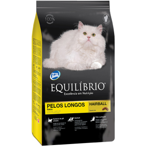 Сухий корм для дорослих довгошерстих котів Equilibrio Cat Adult Long Hair з куркою та рибою 15 кг (857848113559) краща модель в Чернігові