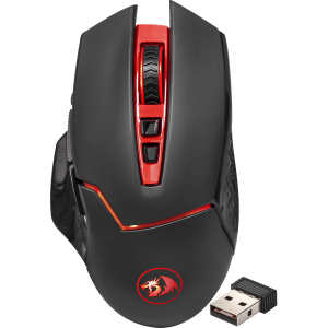 Миша Redragon Mirage IR Wireless Black/Red (74847) краща модель в Чернігові