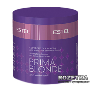 Срібляста маска Estel Professional Prima Blonde для холодних відтінків блонд 300 мл PB.7 (4606453034249) краща модель в Чернігові