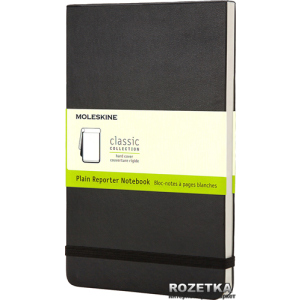 Нотатник Moleskine Reporter 13 х 21 см 240 сторінок без лінівки Чорна (9788883705533) краща модель в Чернігові