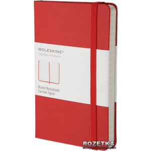 купить Записная книга Moleskine Classic 9 x 14 см 192 страницы в линейку Красная (9788862930000)