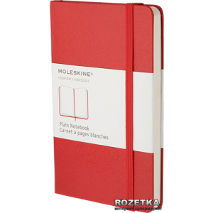 хорошая модель Записная книга Moleskine Classic 9 x 14 см 192 страницы нелинованная Красная (9788862930024)