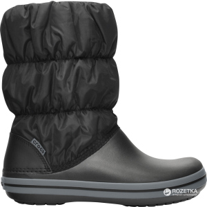 Дутики Crocs Jibbitz Winter Puff Boot 14614-070-W7 37-38 23.8 см Черные (883503941137) лучшая модель в Чернигове