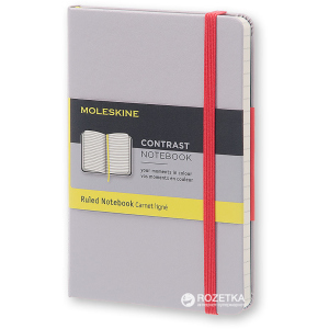 Нотатник Moleskine Contrast 9 х 14 см 192 сторінок у лінійку Айстра (8055002851398) ТОП в Чернігові