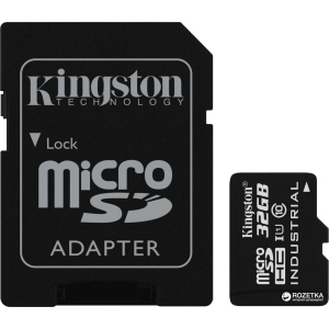 купить Kingston MicroSDHC 32GB Class 10 UHS-I + SD адаптер (SDCIT/32GB)