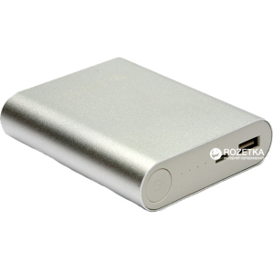 УМБ PowerPlant 10400 mAh Silver (PPLA9113) ТОП в Чернигове