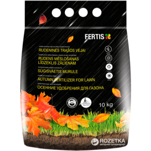 Осіннє добриво для газону Fertis без нітратів 10 кг (10508583) 4779039690686 ТОП в Чернігові