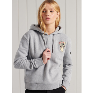 купити Худі Superdry Military Logo Crop Hood W2010750A-07Q S Grey Marl (5059046777471)