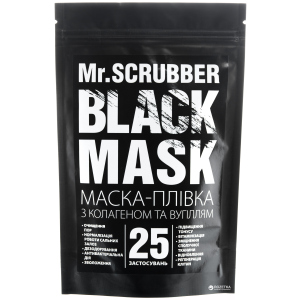 Чорна маска для обличчя Mr.Scrubber Black Mask для всіх типів шкіри 40 г (4820200230160) краща модель в Чернігові