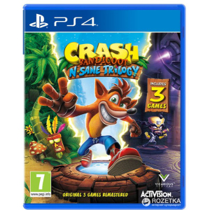 Ігра Crash Bandicoot N'sane Trilogy для PS4 (Blu-ray диск, English version) в Чернігові