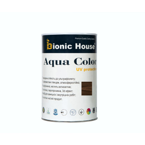 Краска для дерева Bionic-House Aqua Color UV-protect 0,8л Палисандр А111