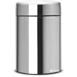 Ведро для мусора Brabantia Slide Bin 5 л Matt Steel (477546) лучшая модель в Чернигове