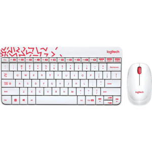 Комплект беспроводной Logitech MK240 Nano White RUS (920-008212) в Чернигове