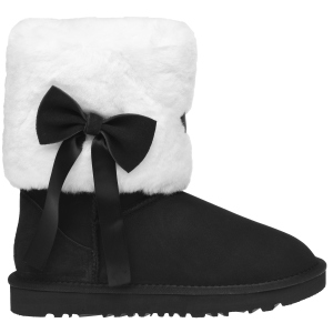 Уггі UGG Classic Short Fur Bow 117012 38 Black рейтинг