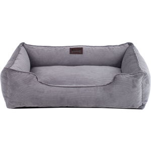 Лежак для собак Harley and Cho Dreamer 90х60 см з бортами Grey Velvet (3100096) ТОП в Чернігові