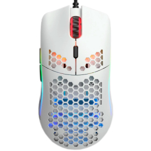 Миша Glorious Model O Minus RGB USB White (GOM-WHITE) краща модель в Чернігові