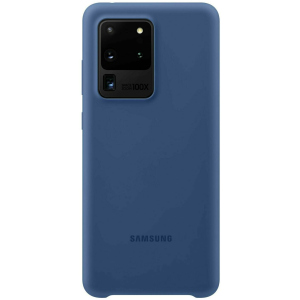 Панель Samsung Silicone Cover Samsung Galaxy S20 Ultra Navy Blue (EF-PG988TNEGRU) ТОП в Чернігові