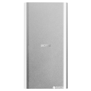 хорошая модель УМБ Acme 10000 mAh Silver (4770070878651)