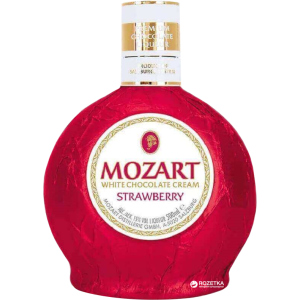 Ликер Mozart Cream Strawberry 0.5 л 15% (9013100003490) лучшая модель в Чернигове