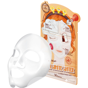 Трехступенчатая осветляющая и увлажняющая маска Elizavecca Aqua White Water Illuminate Mask Pack 10 шт по 25 мл (8809317962641) лучшая модель в Чернигове