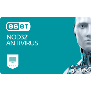 Антивирус ESET NOD32 Antivirus (5 ПК) лицензия на 12 месяцев Базовая / на 20 месяцев Продление (электронный ключ в конверте) лучшая модель в Чернигове