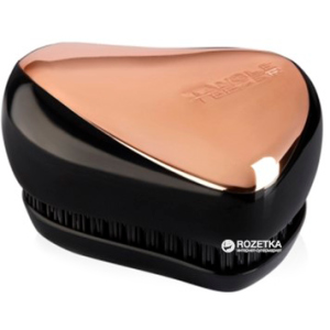 Гребінець Tangle Teezer Compact Styler Rose Gold Black (5060173372606) надійний