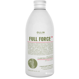 Очищающий шампунь для волос и кожи головы Ollin Professional Ollin Full Force с экстрактом бамбука 300 мл (4620753725614) ТОП в Чернигове