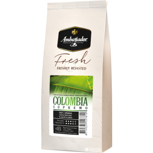 Кава у зернах Ambassador Fresh Colombia Supremo 1 кг (8719325127812) краща модель в Чернігові