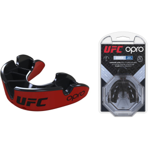 Капа OPRO Junior Silver UFC Hologram Red/Black (002265001) в Чернігові