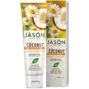 Зубна паста Jason Загоює з олією кокосу Simply Coconut 119 г (078522014966) в Чернігові