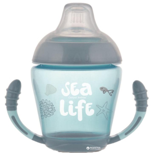 Кружка Canpol babies непроливайка с мягким силиконовым носиком Sea Life серая 230 мл (56/501_grey) в Чернигове